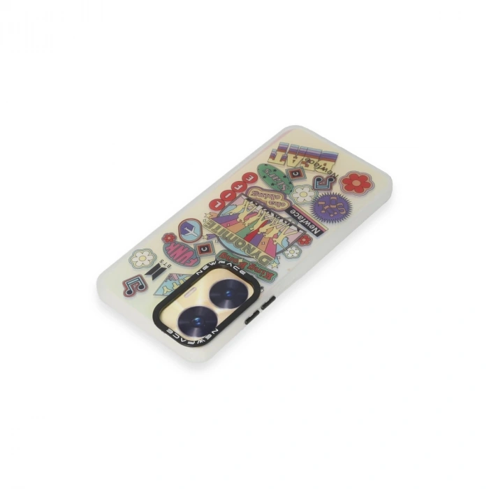 Realme C55 Kılıf Estoril Desenli Kapak - Estoril - 14