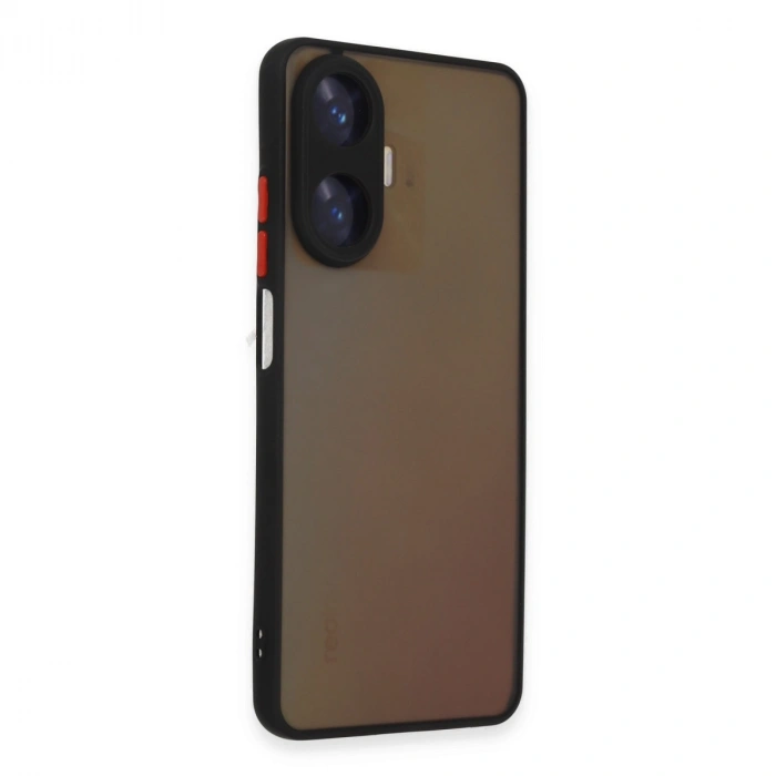 Realme C55 Kılıf Montreal Silikon Kapak - Siyah
