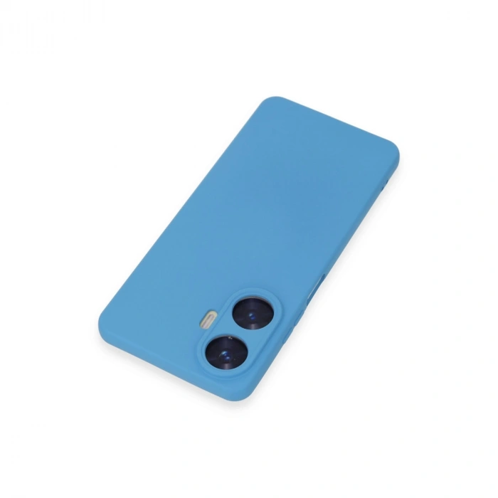 Realme C55 Kılıf Nano İçi Kadife Silikon - Mavi