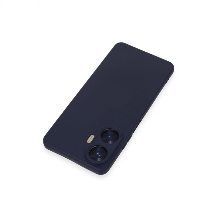 Realme C55 Kılıf Nano İçi Kadife Silikon - Mor