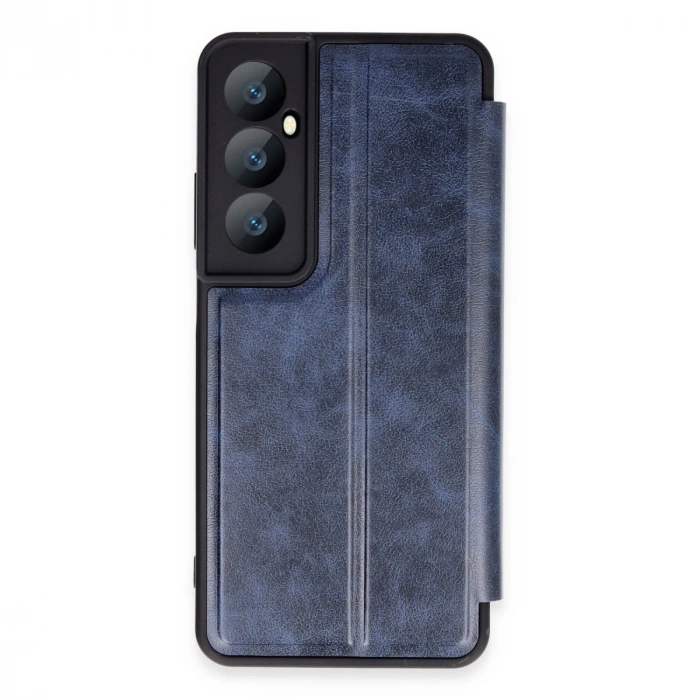 Realme C65 Kılıf Flip Cover - Lacivert