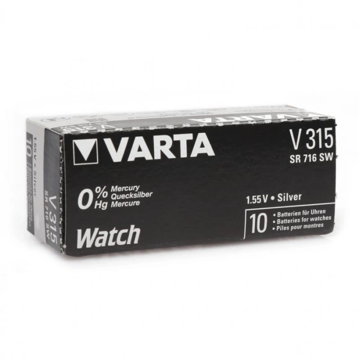 Renata 315 Sr716sw 1.55v Alkalin Saat Pili 10 Adet