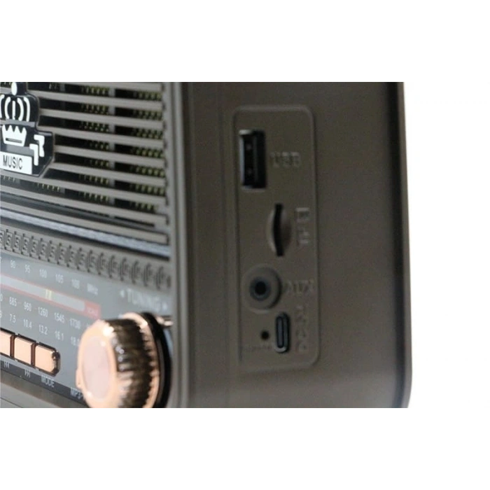 Retro Taşınabilir Şarjlı Radyo