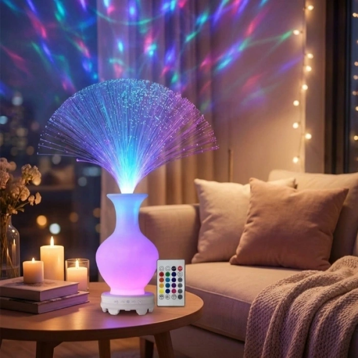 Rgb Işıklı Kumandalı Bluetooth Hoparlör