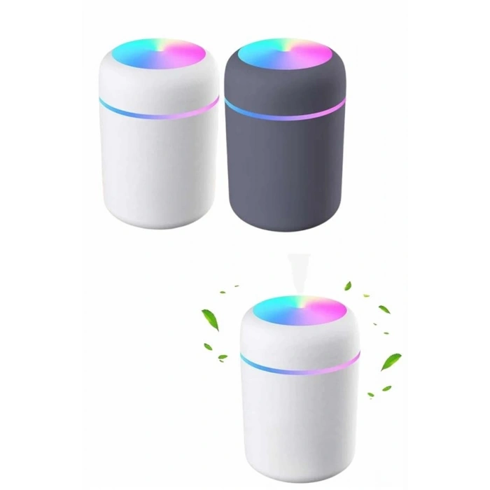 Rgb Işıklı Ulrasonik Ledli Hava Nemlendirici Buhar Makinesi Buhardanlık