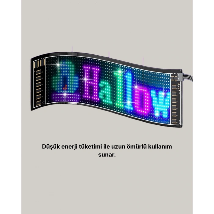 Rgb Led Panel Renkli Işık Efektli Dekoratif Aydınlatma