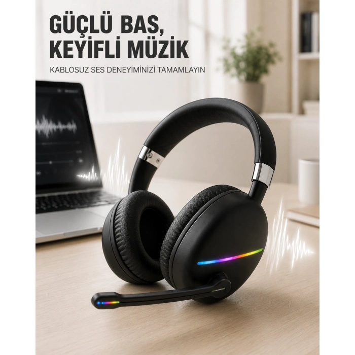 Rgb Siyah Kulaklık Max-17