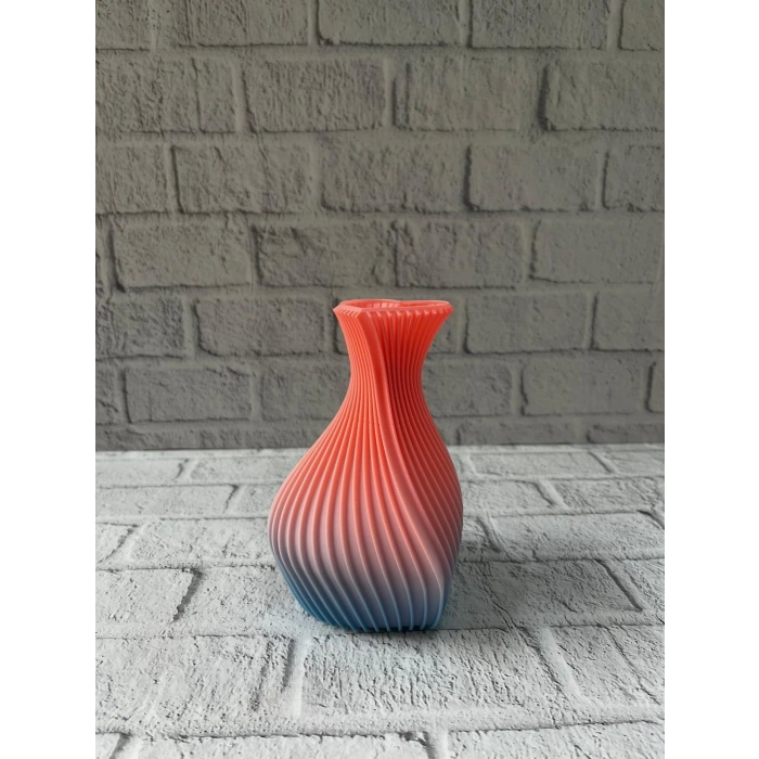Romantik Kalp Figürlü Süslük Vazo Modern Tasarım 15 Cm