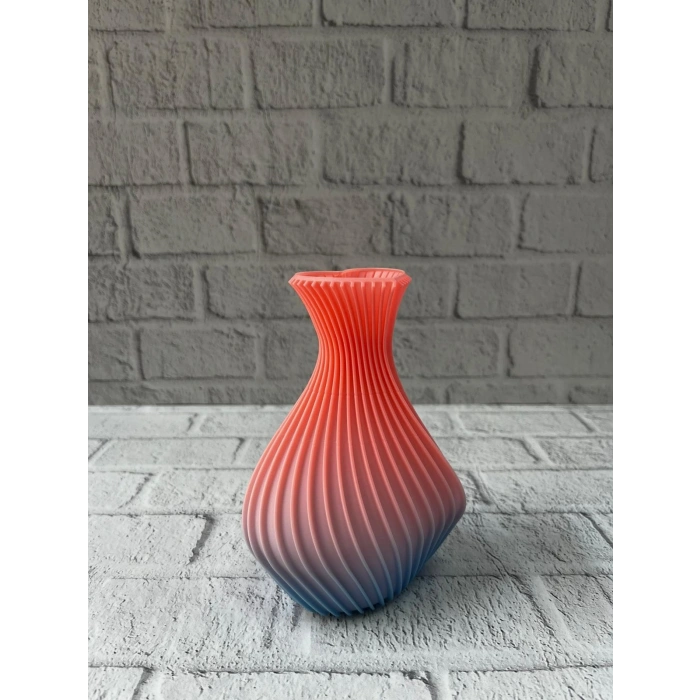 Romantik Kalp Figürlü Süslük Vazo Modern Tasarım 15 Cm