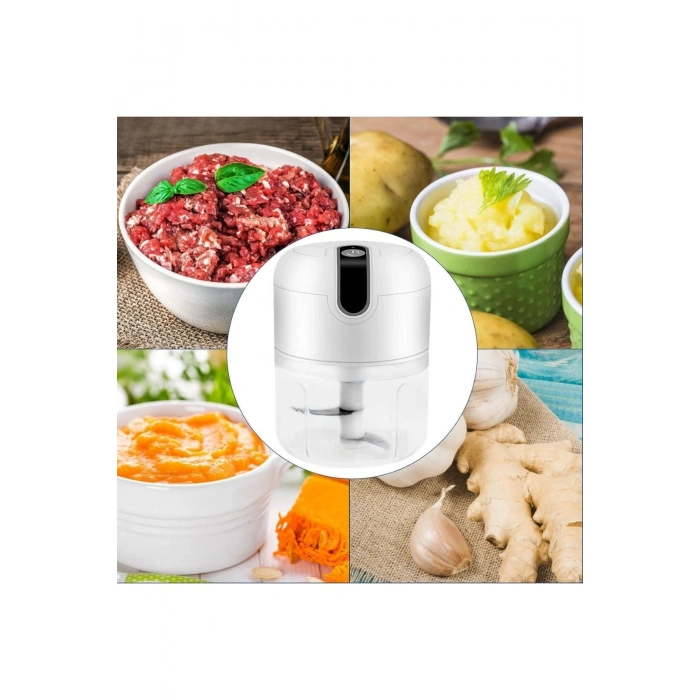 Rondo Doğrayıcı 250 Ml Taşınabilir Usb Şarjlı Pratik El Rondo Blender Yeni Nesil