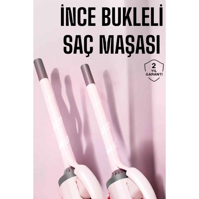 Saç Maşası 10mm İnce Bukle Taşınabilir Saç Kıvırma Çubuğu