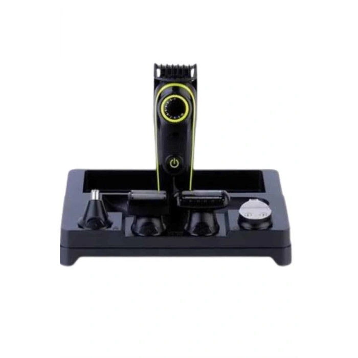 Saç Sakal Vücut Tıraş Makinesi 5in1 Kablosuz Burun Kulak Tıraş Makinesi