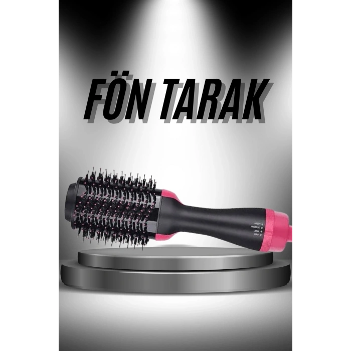 Saç Şekillendirici Ve Saç Düzleştirici Fön Tarağı Tarak Fırça 1200w Saç Kurutma
