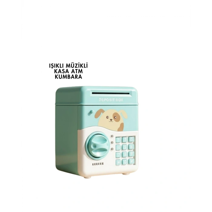 Sam51 Müzikli Işıklı Kumbara Su Yeşili