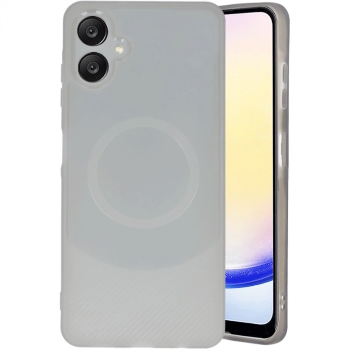 Samsung A06 Kılıf Maya Karbon Kapak - Gri