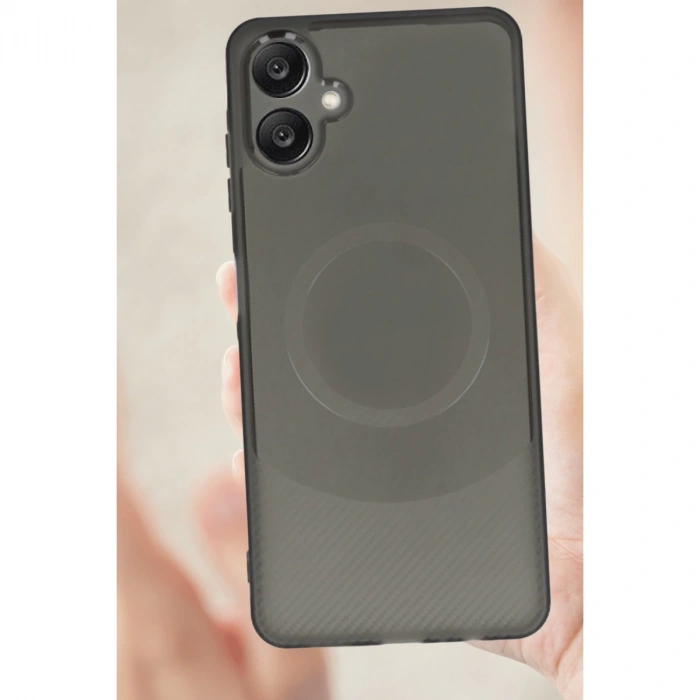 Samsung A06 Kılıf Maya Karbon Kapak - Lila