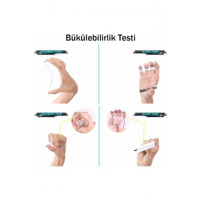 Samsung A21S Uyumlu 9D Tam Kaplayan Parmak Izi Bırakmayan Ekran Koruyucu Film (599)