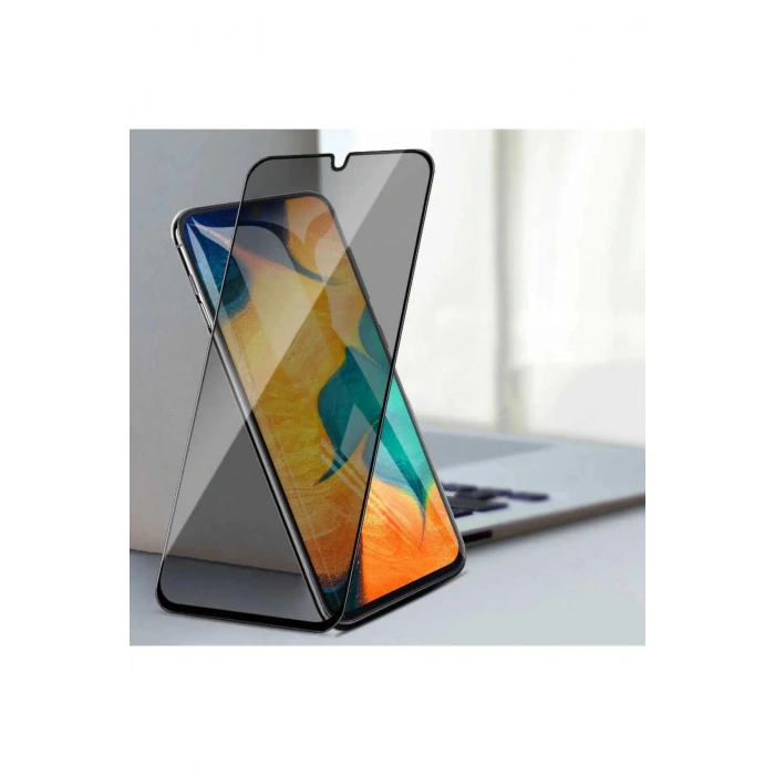 Samsung A30 Uyumlu Hayalet Ekran Gizli Tam Kaplayan Kırılmaz Cam Seramik Ekran Koruyucu Film (599)