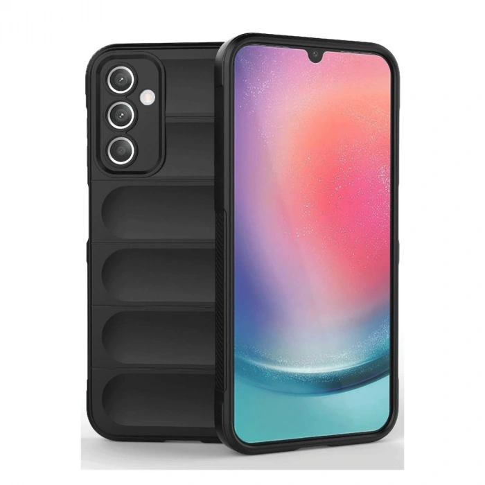 Samsung A36 Kılıf Optimum Silikon - Siyah