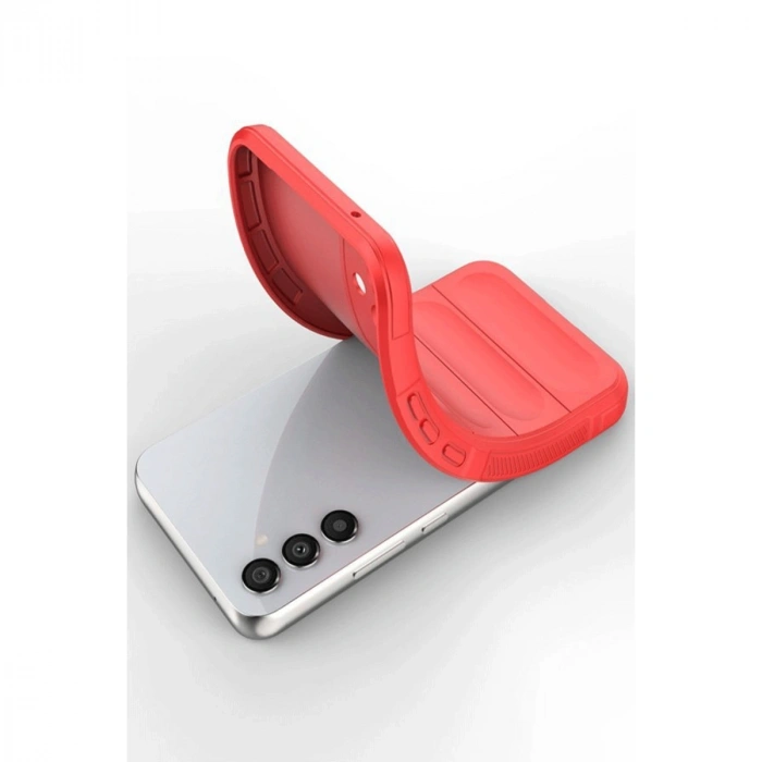 Samsung A56 Kılıf Optimum Silikon - Kırmızı