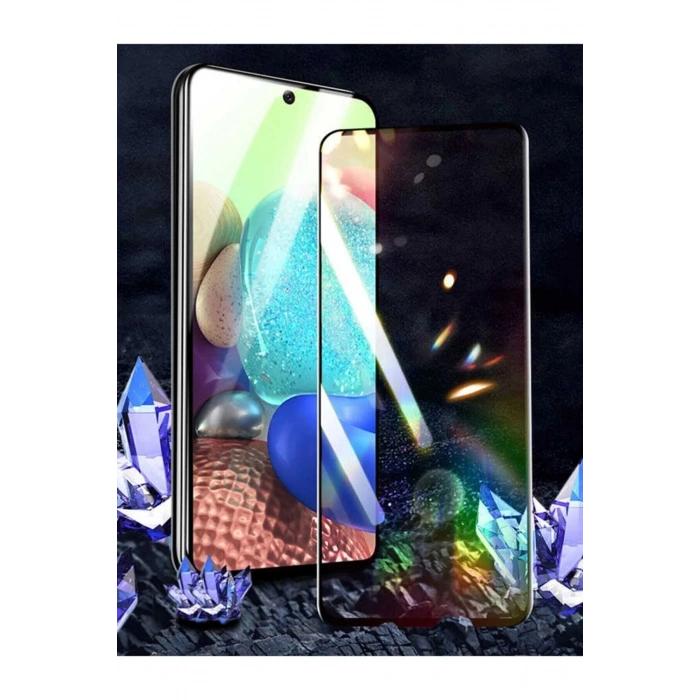 Samsung A72 Uyumlu 9D Tam Kaplayan Parmak Izi Bırakmayan Ekran Koruyucu Film (599)