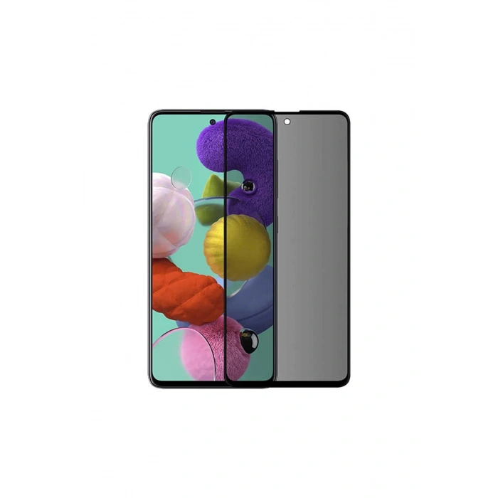 Samsung A72 Uyumlu Hayalet Ekran Gizli Tam Kaplayan Kırılmaz Cam Seramik Ekran Koruyucu Film (599)