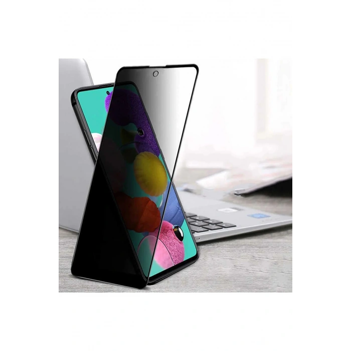 Samsung A72 Uyumlu Hayalet Ekran Gizli Tam Kaplayan Kırılmaz Cam Seramik Ekran Koruyucu Film (599)