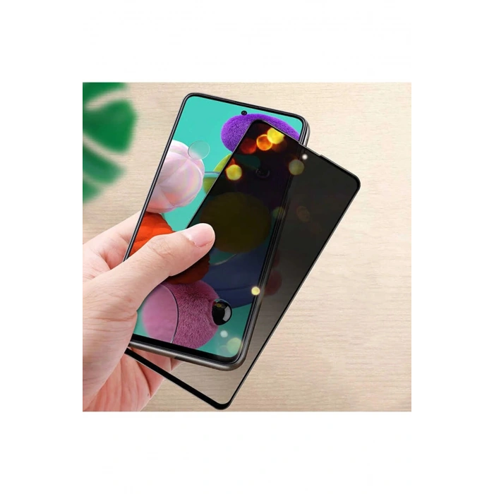 Samsung A72 Uyumlu Hayalet Ekran Gizli Tam Kaplayan Kırılmaz Cam Seramik Ekran Koruyucu Film (599)