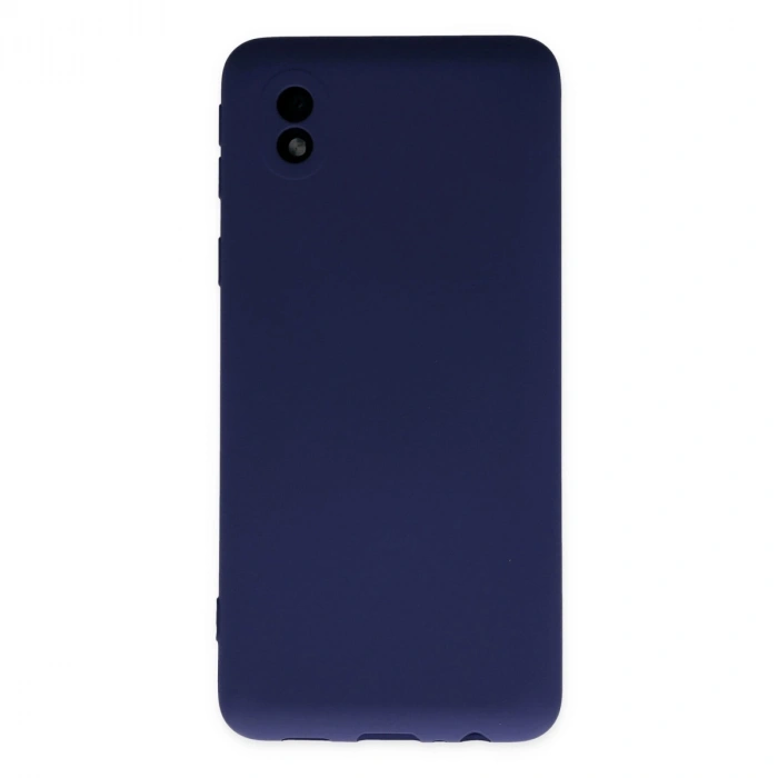 Samsung Galaxy A01 Core Kılıf Nano İçi Kadife Silikon - Lacivert