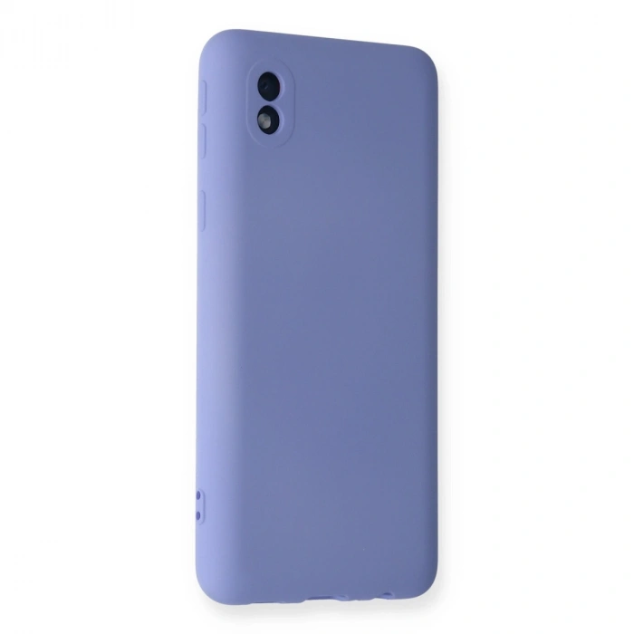 Samsung Galaxy A01 Core Kılıf Nano İçi Kadife Silikon - Lila
