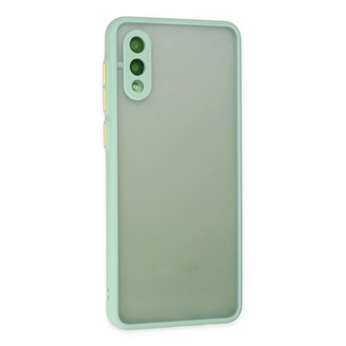 Samsung Galaxy A02 Kılıf Montreal Silikon Kapak - Turkuaz