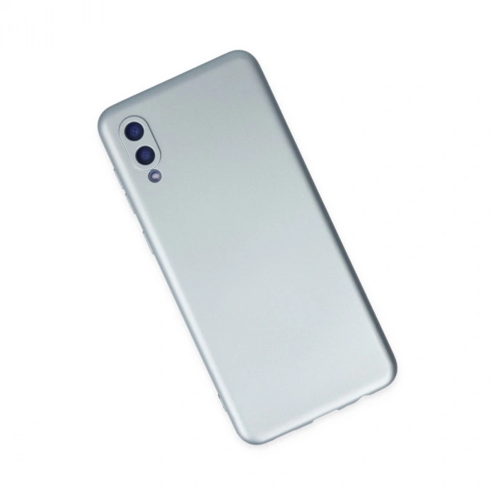 Samsung Galaxy A02 Kılıf Nano İçi Kadife Silikon - Sky Blue