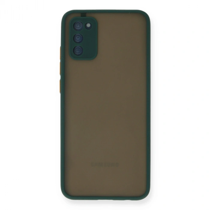 Samsung Galaxy A02s Kılıf Montreal Silikon Kapak - Yeşil