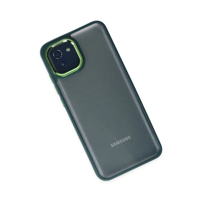 Samsung Galaxy A03 Kılıf Dora Kapak - Haki Yeşil