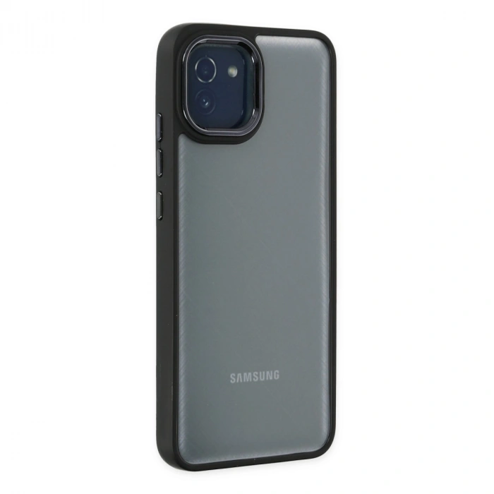 Samsung Galaxy A03 Kılıf Dora Kapak - Siyah
