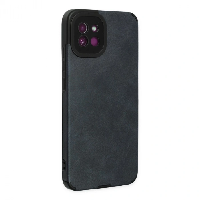 Samsung Galaxy A03 Kılıf Loop Deri Silikon - Lacivert