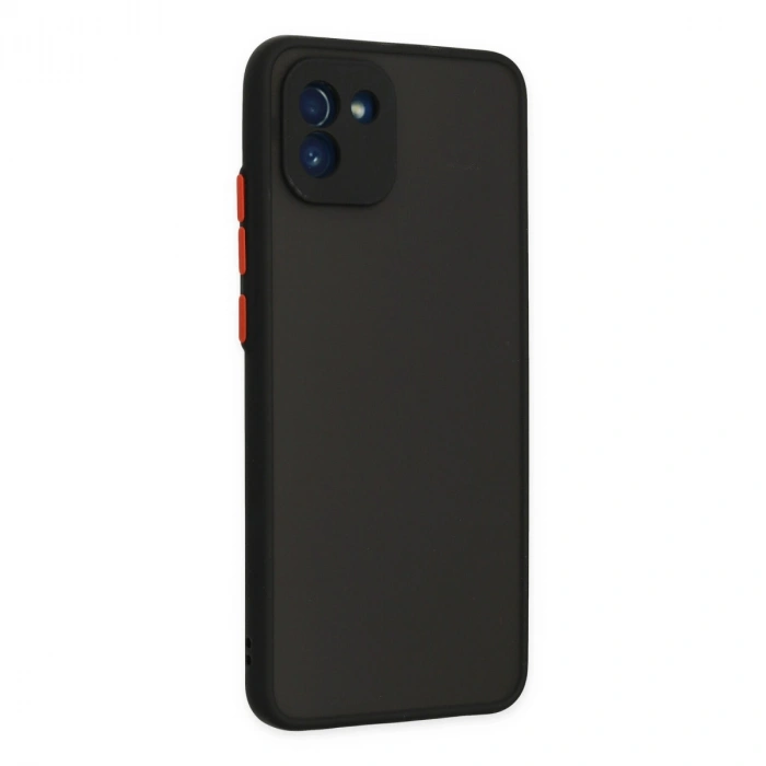 Samsung Galaxy A03 Kılıf Montreal Silikon Kapak - Siyah