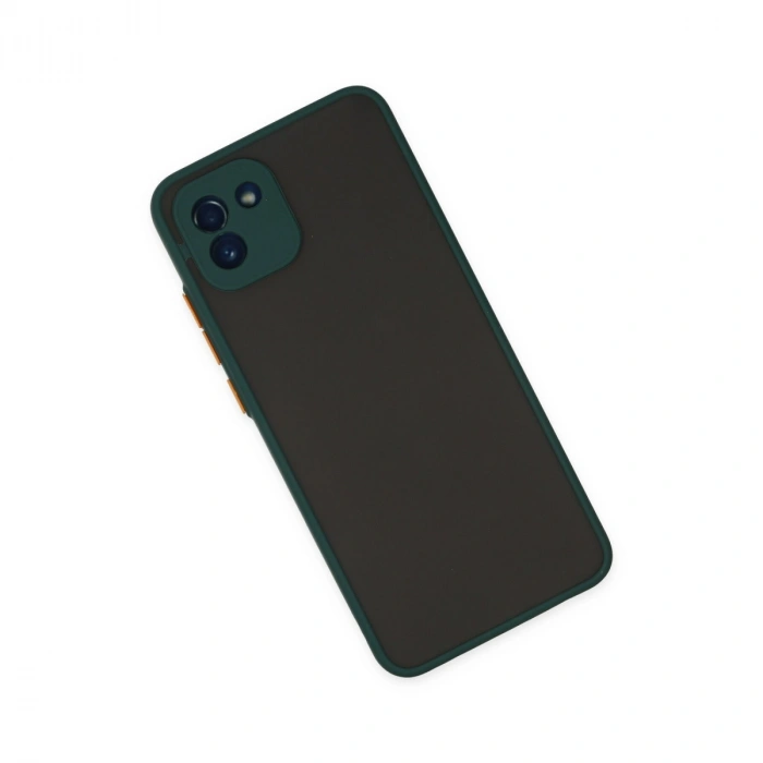 Samsung Galaxy A03 Kılıf Montreal Silikon Kapak - Yeşil