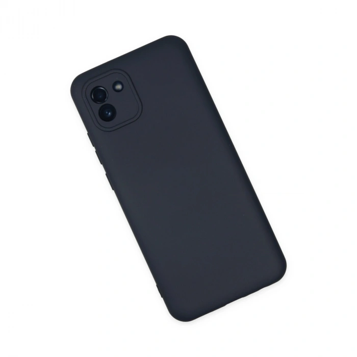 Samsung Galaxy A03 Kılıf Nano İçi Kadife Silikon - Lacivert