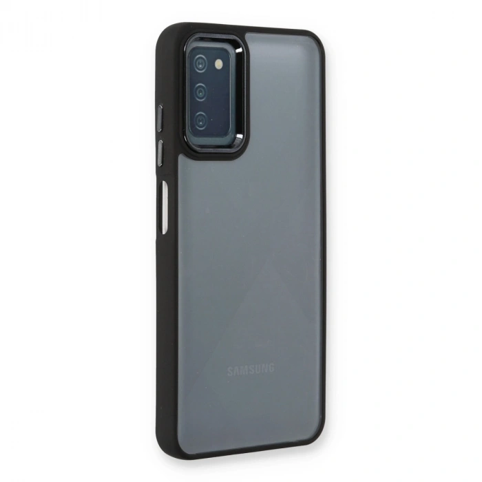 Samsung Galaxy A03s Kılıf Dora Kapak - Siyah
