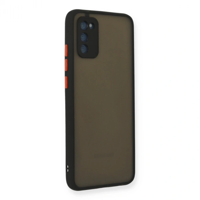 Samsung Galaxy A03s Kılıf Montreal Silikon Kapak - Siyah