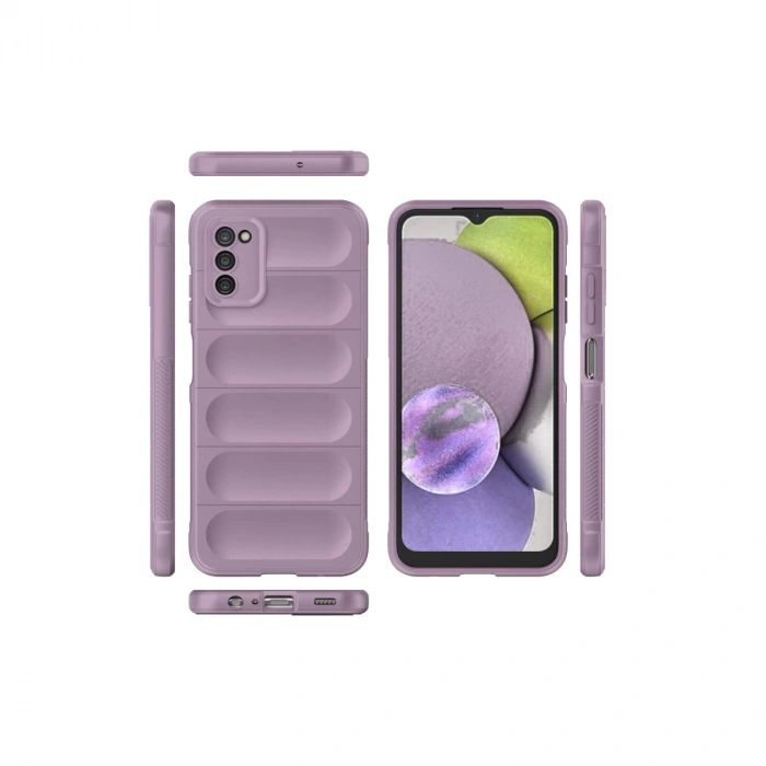 Samsung Galaxy A03s Kılıf Optimum Silikon - Mor
