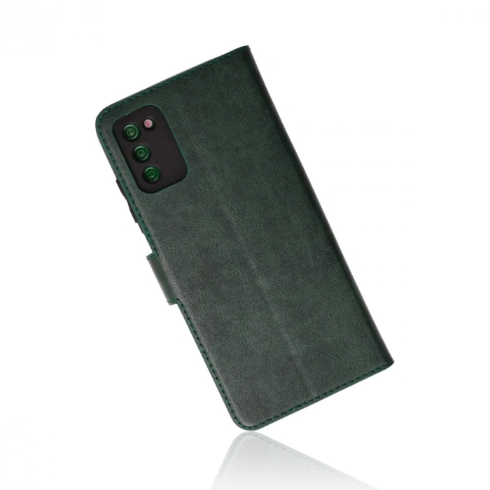 Samsung Galaxy A03s Kılıf Trend S Plus Kapaklı Kılıf - Yeşil