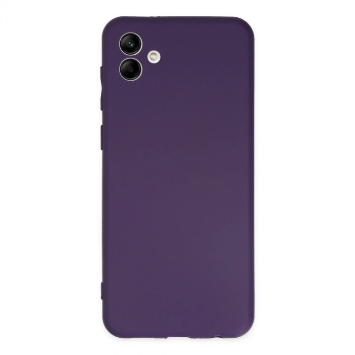 Samsung Galaxy A04 Kılıf First Silikon - Mor