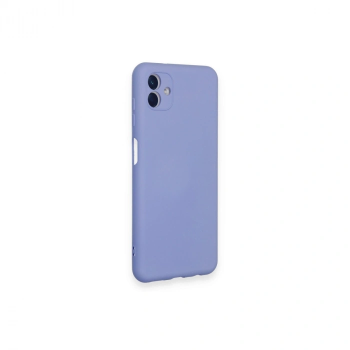 Samsung Galaxy A04 Kılıf Nano İçi Kadife Silikon - Lila