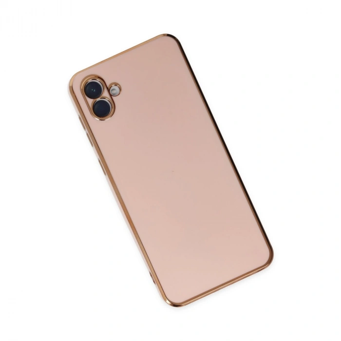 Samsung Galaxy A04 Kılıf Volet Silikon - Pembe
