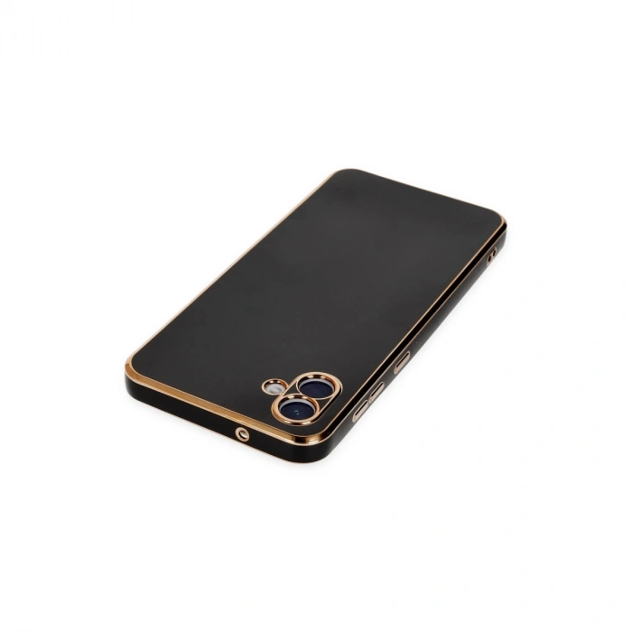 Samsung Galaxy A04 Kılıf Volet Silikon - Siyah