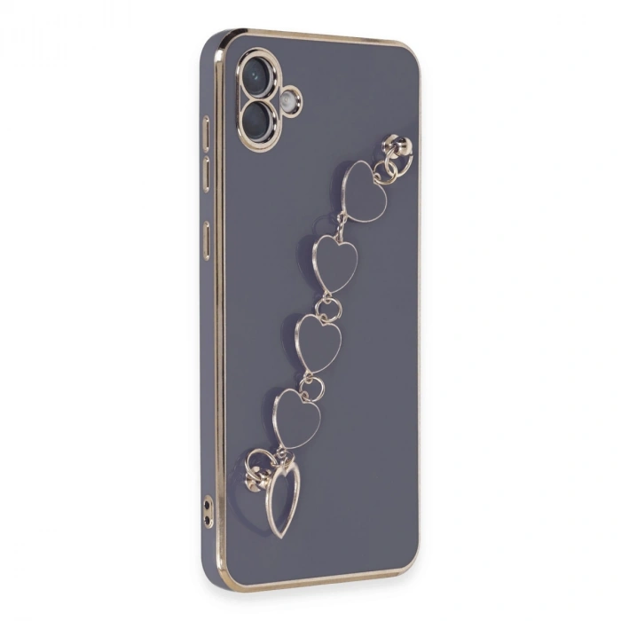 Samsung Galaxy A04e Kılıf Esila Silikon - Gri