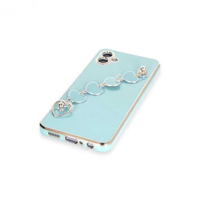 Samsung Galaxy A04e Kılıf Esila Silikon - Su Yeşili