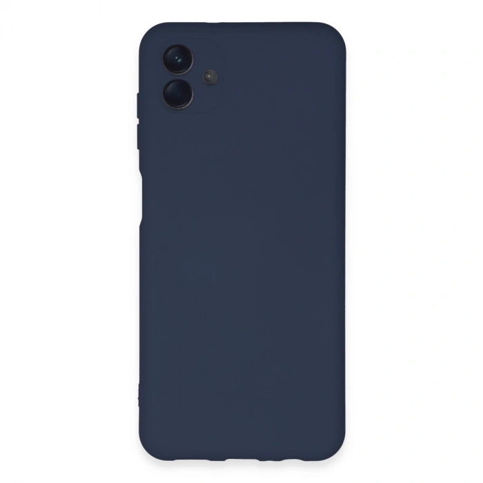 Samsung Galaxy A04e Kılıf Nano İçi Kadife Silikon - Lacivert